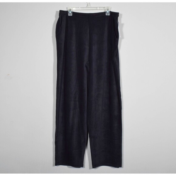 L.L. Bean Perfect Fit Pull On Knit Corduroy Pants - Black - Sz 2X Plus - Picture 1 of 4